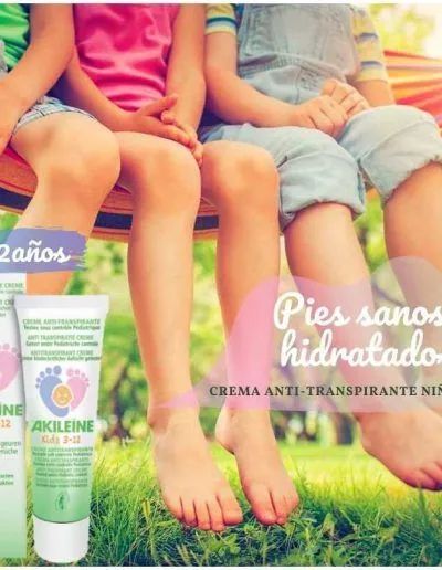 Antiperspirant cream for children's feet