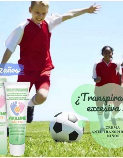 Crema anti-transpirante para niños