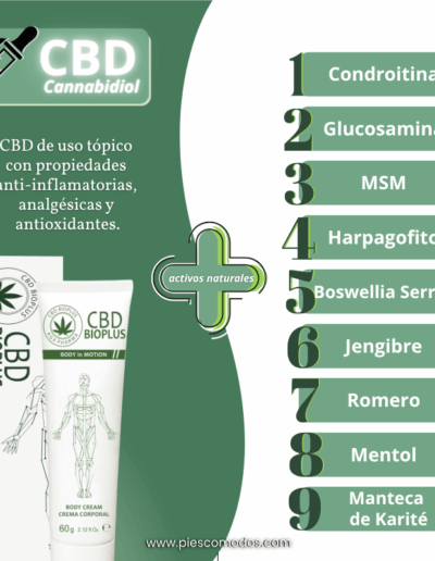 CBD Bioplus + 9 ingredientes naturales de calidad
