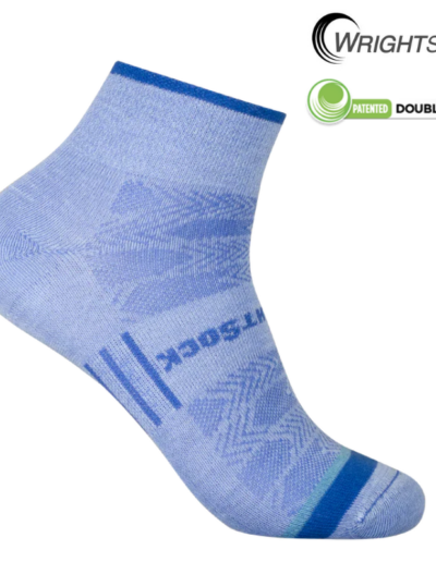 Coolmesh II Quarter Blue Serenity WrightSock Spain PiesComodos